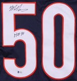 Mike Singletary Signed Bears Jersey Inscribed HOF 98 (Beckett) Super Bowl XX L.B