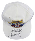 Lakers Magic Johnson & James Worthy Signed 1987-88 NBA Champs Hat BAS W #W426875