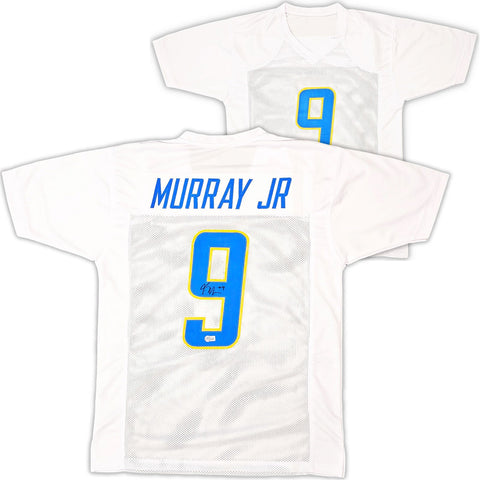 LOS ANGELES CHARGERS KENNETH MURRAY JR. AUTOGRAPHED WHITE JERSEY BECKETT WITNESS