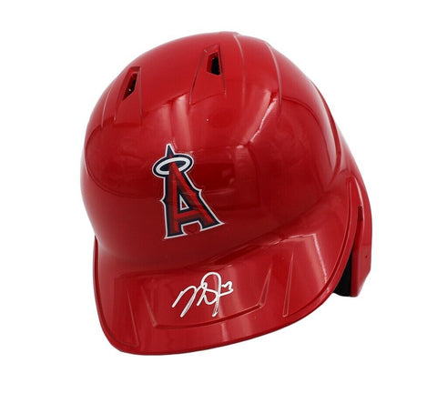 Mike Trout Signed Los Angeles Angels Rawlings Mach Pro Red MLB Helmet