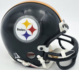 Lynn Swann Autographed Steelers Black Mini Helmet Dave, Peace! Beckett BS30088