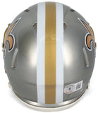 Drew Brees Autographed New Orleans Saints Mini Flash Speed Helmet Beckett