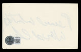 Pernell Whitaker 'World Champ" Authentic Signed 3x5 Index Card BAS #BT03540