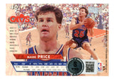 Mark Price Autographed/Signed 93-94 Fleer Ultra #40 Trading Card Beckett 52528