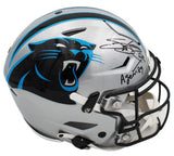 Steve Smith Signed Carolina Panthers Speed Flex Authentic NFL Helmet with 1 Ins.