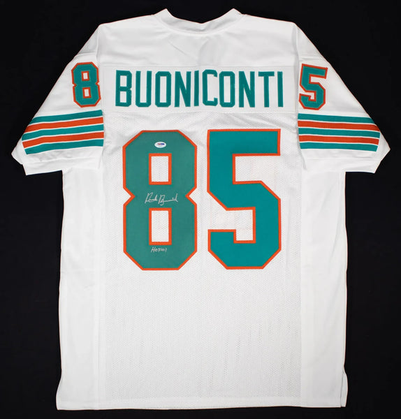 Nick Buoniconti Signed Jersey Inscribed "HOF 01" (PSA COA) Miami Dolphins LB