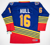 Brett Hull Signed St. Louis Blues Captain's Jersey (Beckett) 2xStanley Cup Champ