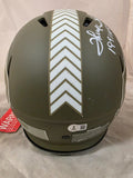 JOSH ALLEN & THURMAN THOMAS "MVP" SIGNED BILLS STS AUTHENTIC HELMET BECKETT