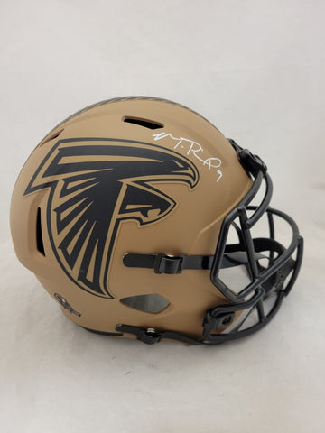 MICHAEL PENIX SIGNED ATLANTA FALCONS F/S STS 2 SPEED REPLICA HELMET BECKETT QR