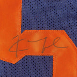 FRAMED Autographed/Signed KHALIL MACK 33x42 Chicago Retro Blue Jersey JSA COA