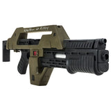 Sigourney Weaver Autographed 1986 Aliens Pulse Rifle OD Green Prop Replica