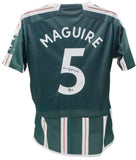 Harry Maguire Signed Manchester United Adidas Green Soccer Jersey (Beckett)