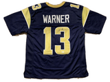 Kurt Warner Signed St. Louis Rams Jersey (JSA COA) Super Bowl XXXIV MVP