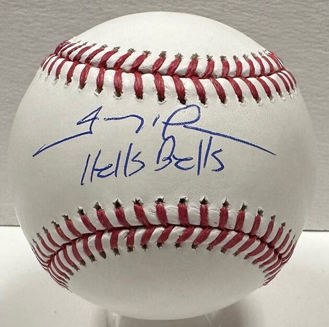 Padres TREVOR HOFFMAN Signed Official MLB Baseball AUTO w/ Hells Bells - JSA