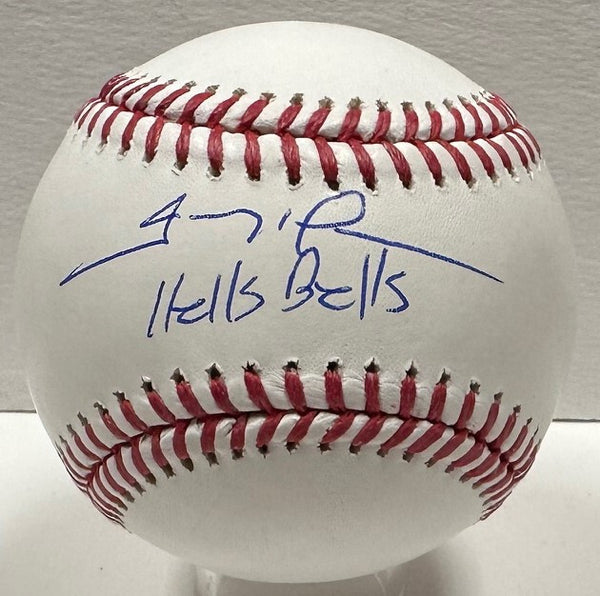 Padres TREVOR HOFFMAN Signed Official MLB Baseball AUTO w/ Hells Bells - JSA