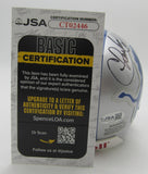 Charlie Sanders HOF Signed/Inscr Detroit Lions Mini Football Helmet JSA 213520