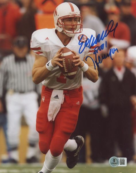 Nebraska Eric Crouch "2001 Heisman" Authentic Signed 8x10 Photo BAS #BR54886