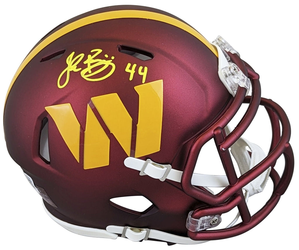 Tim Riggins Helment Commanders John Riggins Authentic Signed Speed Mini Helmet BAS Witness ...