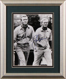 Jack Nicklaus & Arnold Palmer Authentic Signed 8x10 Framed Photo BAS #A17329