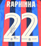 Raphinha Signed FC Barcelona Home Soccer Jersey #22 - Beckett Hologram