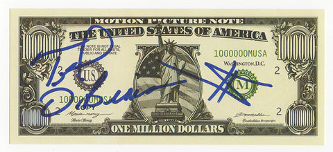 Ted DiBiase (WWE) Signed ($1M) One Million Dollar Novelty Bill - (SCHWARTZ COA)