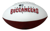 Bucky Irving Signed Tampa Bay Buccaneers Logo Football (Beckett) Bucs/ R.B. 1