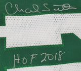 Charlie Scott Signed Celtics Picture Jersey Inscribed "HOF 2018" (JSA COA)