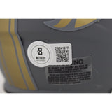 Patrick Surtain Autographed Denver Broncos Slate Mini Helmet Beckett 48633