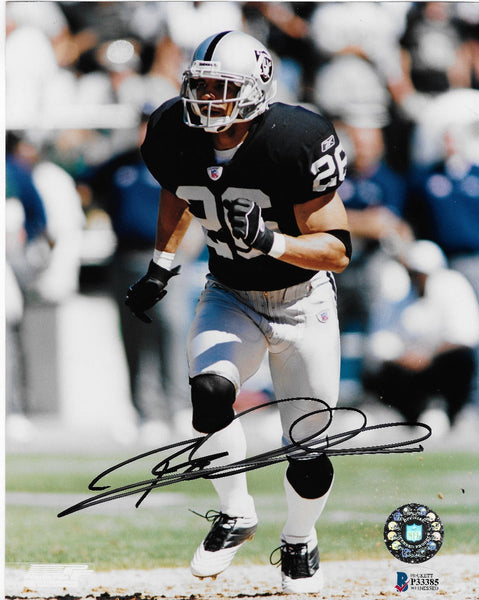 Rod Woodson Autographed Oakland Raiders 8x10 Photo Beckett Authenticated