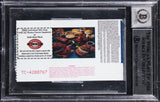 Shaq & Magic Signed 1996 Magic VS Lakers Ticket Stub Auto 10! BAS Slabbed