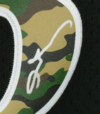 Allen Iverson Signed Philadelphia 76ers Black Camo M&N Basketball Jersey PSA/DNA