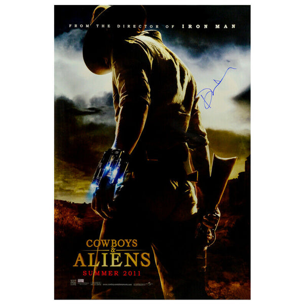 Daniel Craig Autographed 2011 Cowboys & Aliens 27x40 Double-Sided Movie Poster