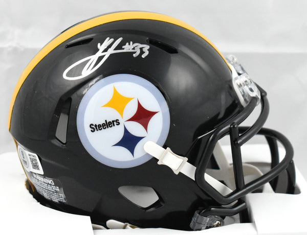 Jack Sawyer Signed Pittsburgh Steelers Speed Mini Helmet - Beckett W Holo *top