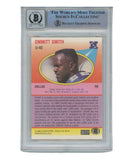 Emmitt Smith Autographed 1990 Fleer U-40 Grade 10 Auto Beckett 39445