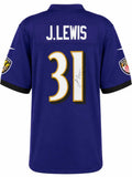Jamal Lewis Signed Baltimore Ravens Purple Nike Replica Football Jersey (SS COA)