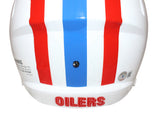 Warren Moon Autographed Houston Oilers F/S '81-'98 speed Helmet BAS 39844