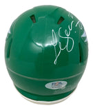 LeSean McCoy Signed Philadelphia Eagles Kelly Green Mini Speed Helmet PSA/DNA