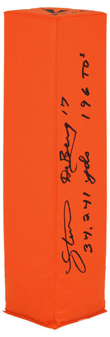 Steve DeBerg Signed BSN Orange Football Endzone Pylon - (SCHWARTZ SPORTS COA)