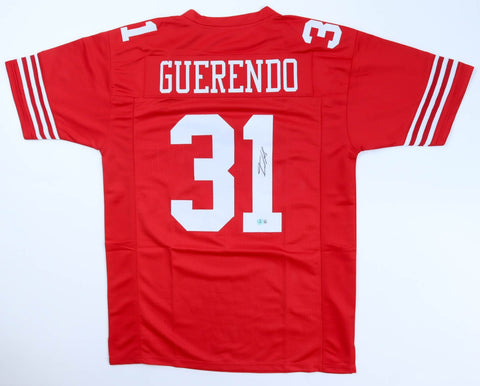 Isaac Guerendo Signed 49ers Jersey (Beckett) San Francisco 2024 4th Round Pk RB