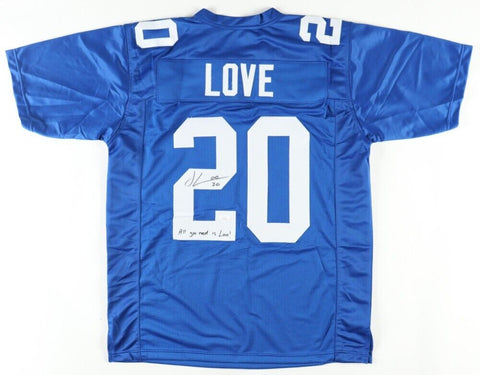 Julian Love Signed New York Giants Home Jersey "All You Need is Love" (JSA COA)