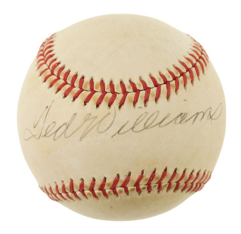 Ted Williams Red Sox Signed Official American League Baseball JSA ZZ44591