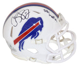 Cole Beasley Signed Buffalo Bills Speed Mini Helmet Bills Mafia Beckett 39486
