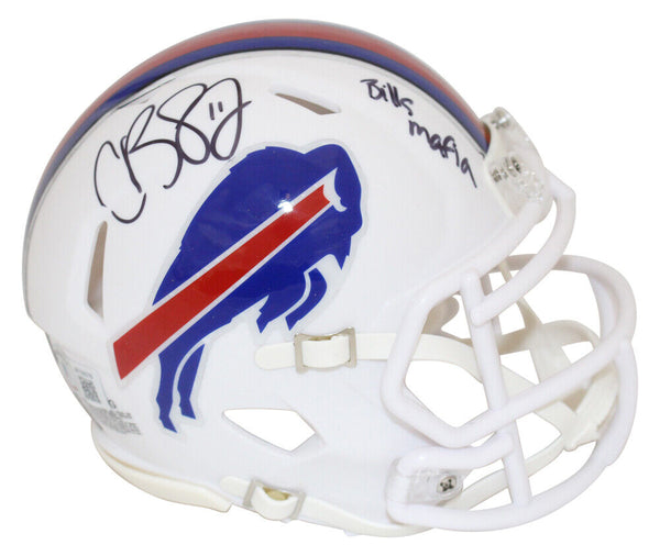 Cole Beasley Signed Buffalo Bills Speed Mini Helmet Bills Mafia Beckett 39486