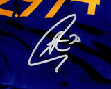 STEPHEN CURRY AUTOGRAPHED 16X20 PHOTO WARRIORS ALL TIME 3 PT LEADER JSA 235691