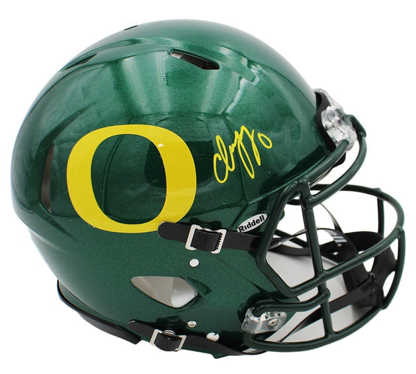 Christian Gonzalez Signed Oregon Ducks Speed Authentic NFL Helmet