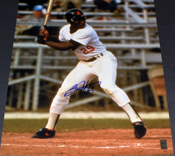 BO JACKSON SIGNED AUTOGRAPHED AUBURN TIGERS BASEBALL 16x20 PHOTO GTSM