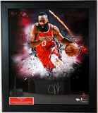 James Harden Autographed 20x24 Framed Photo -- Houston Rockets | Fanatics COA