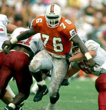 Warren Sapp Signed Miami Hurricanes Jersey (JSA COA) Tampa Bay's 7xPro Bowl D T