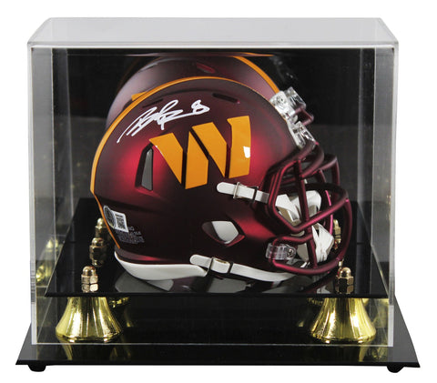 Commanders Brian Robinson Jr. Signed Speed Mini Helmet W/ Case BAS Witnessed