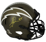 Antonio Gates Autographed Chargers 2022 STS Full Size Speed Helmet Beckett